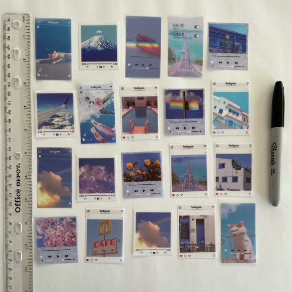 🌻10/$10🌻 20 pcs Aesthetic Bullet Journal Stickers - Picture 2 of 11